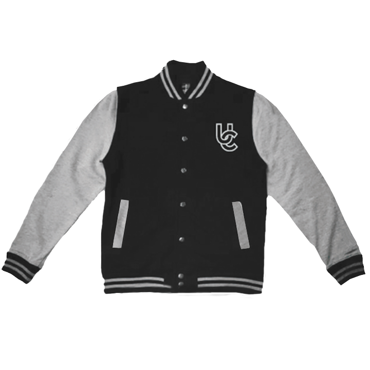 Black And Grey Varsity Jacket
