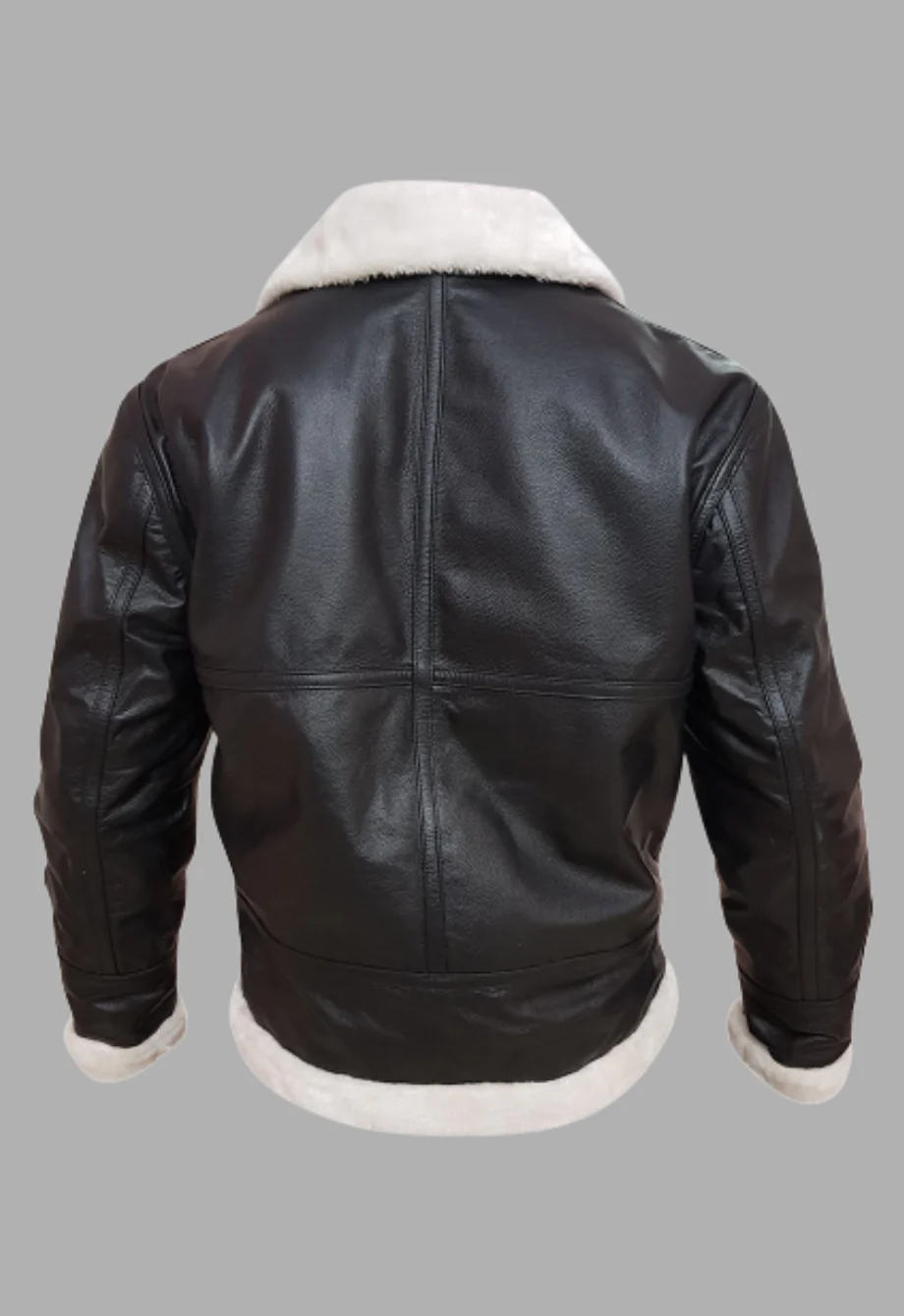 Black And White Aviator Jacket