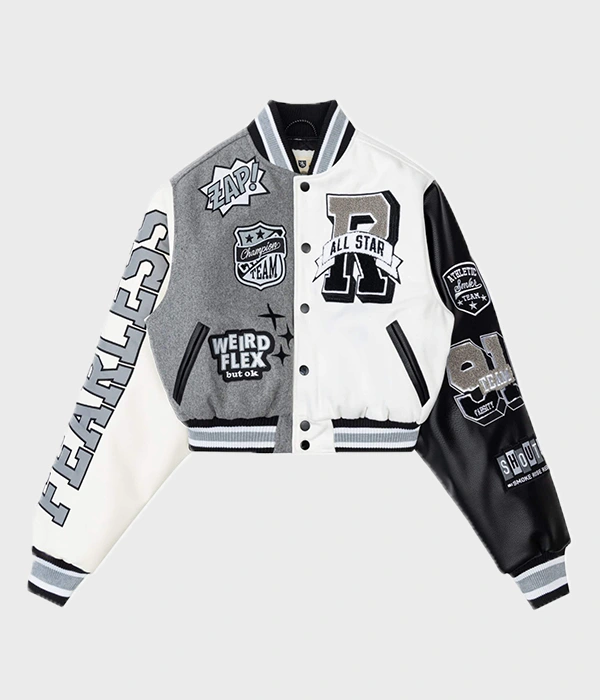 Cropped Varsity Jacket Women