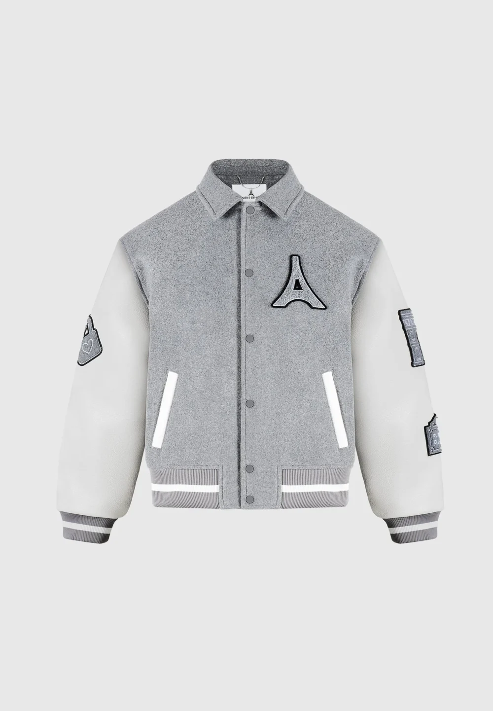 Grey Varsity Jacket