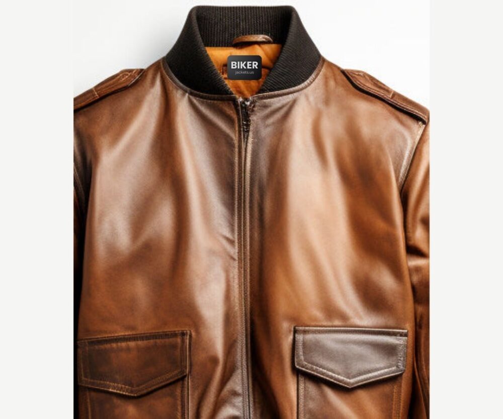 Men Aviator G1 Bomber Vintage Leather Jacket