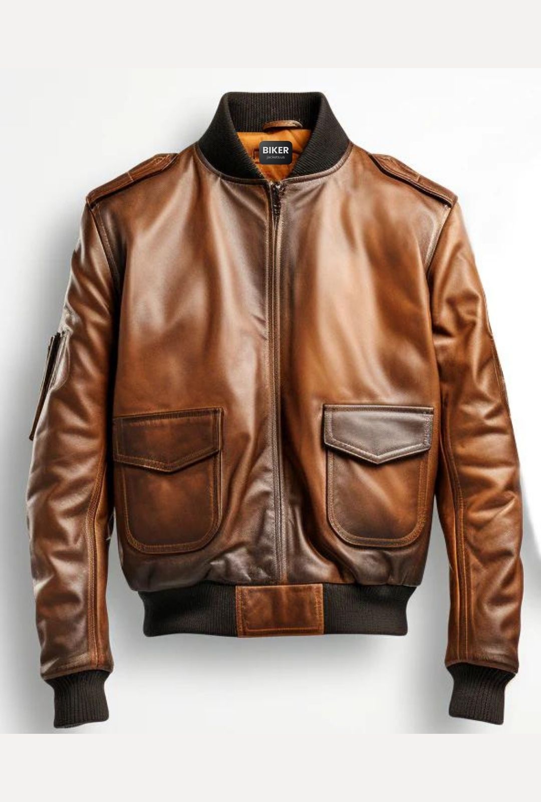 Men Aviator G1 Bomber Vintage Leather Jacket