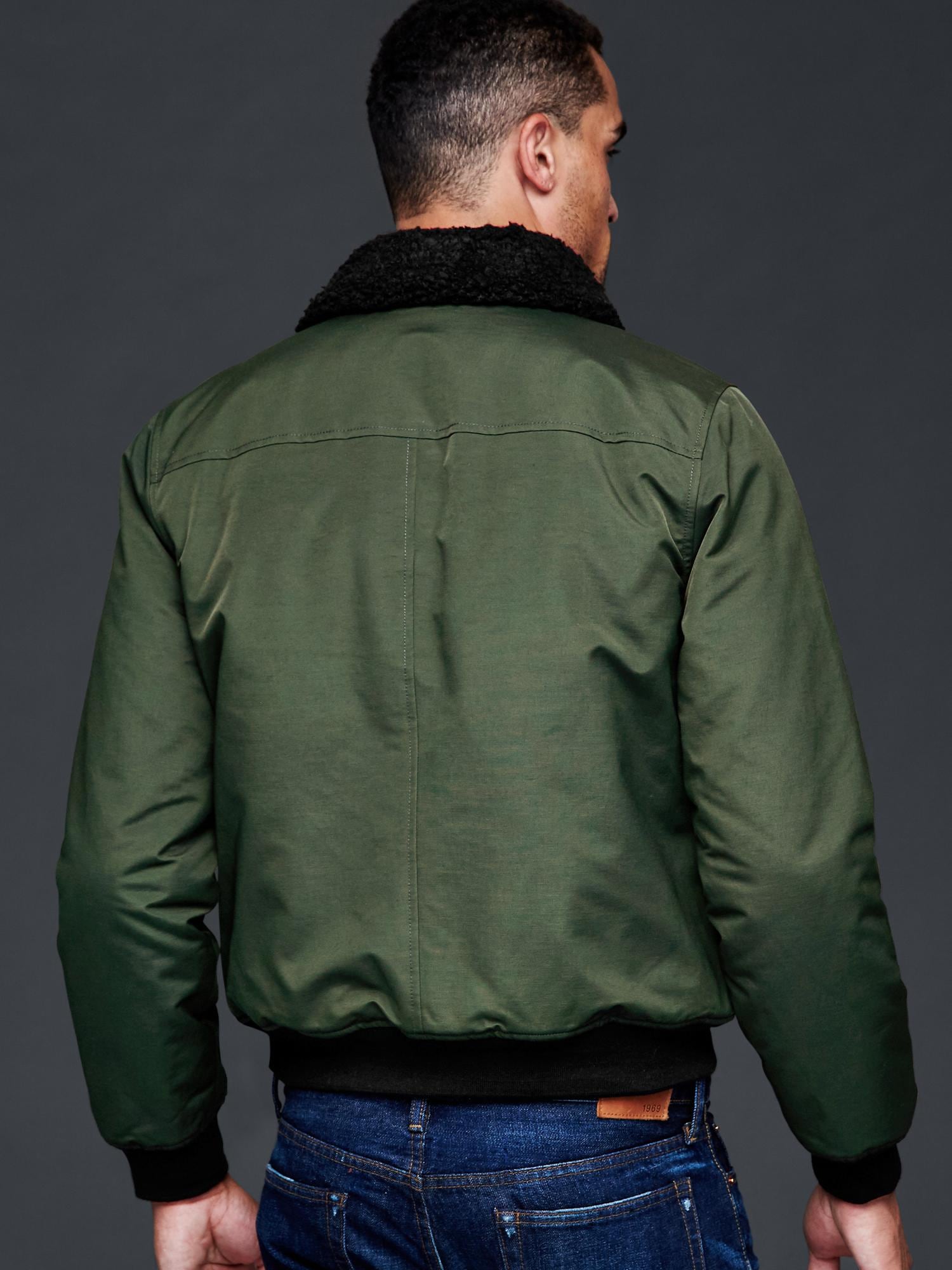 Nylon Aviator Jacket