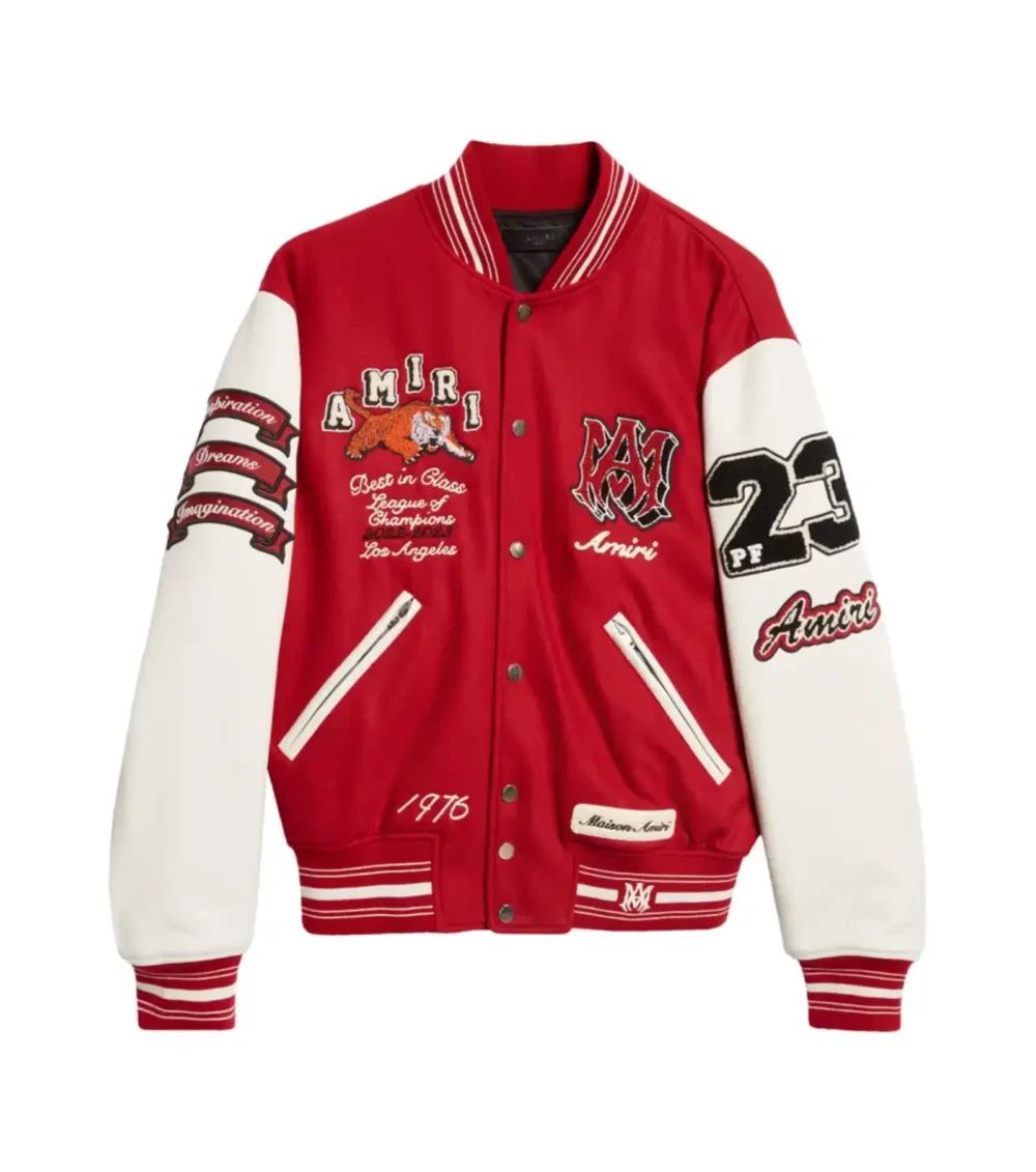 Red White Varsity Jacket