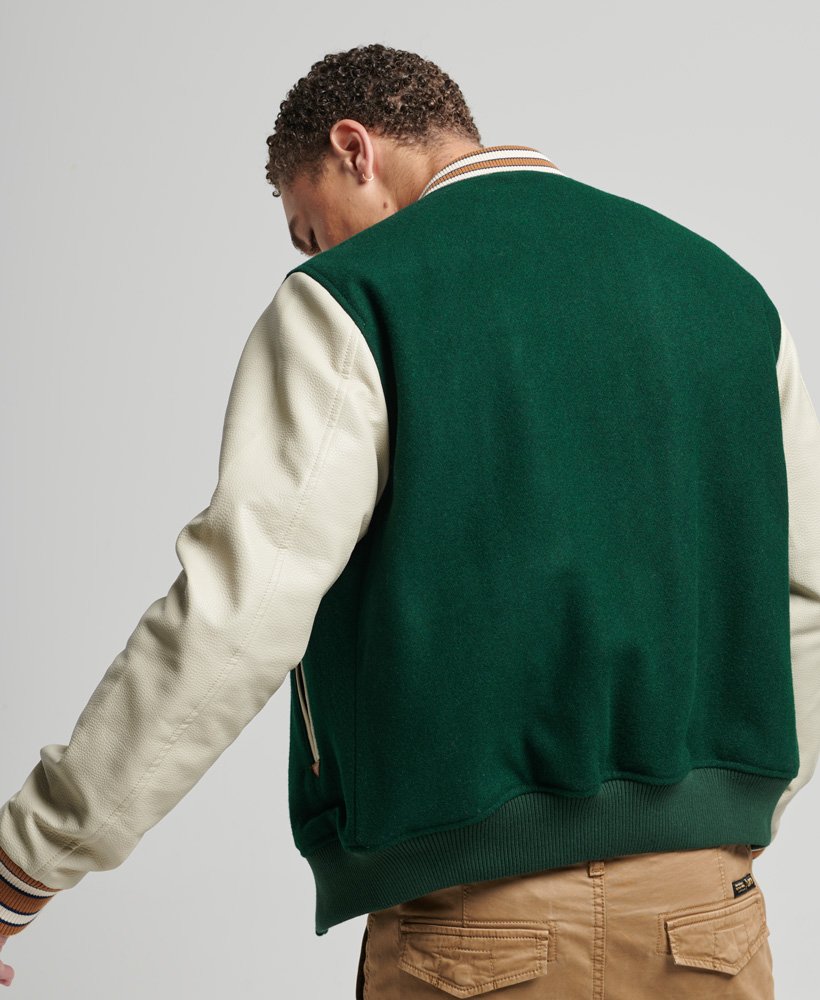 Varsity Jacket In Green