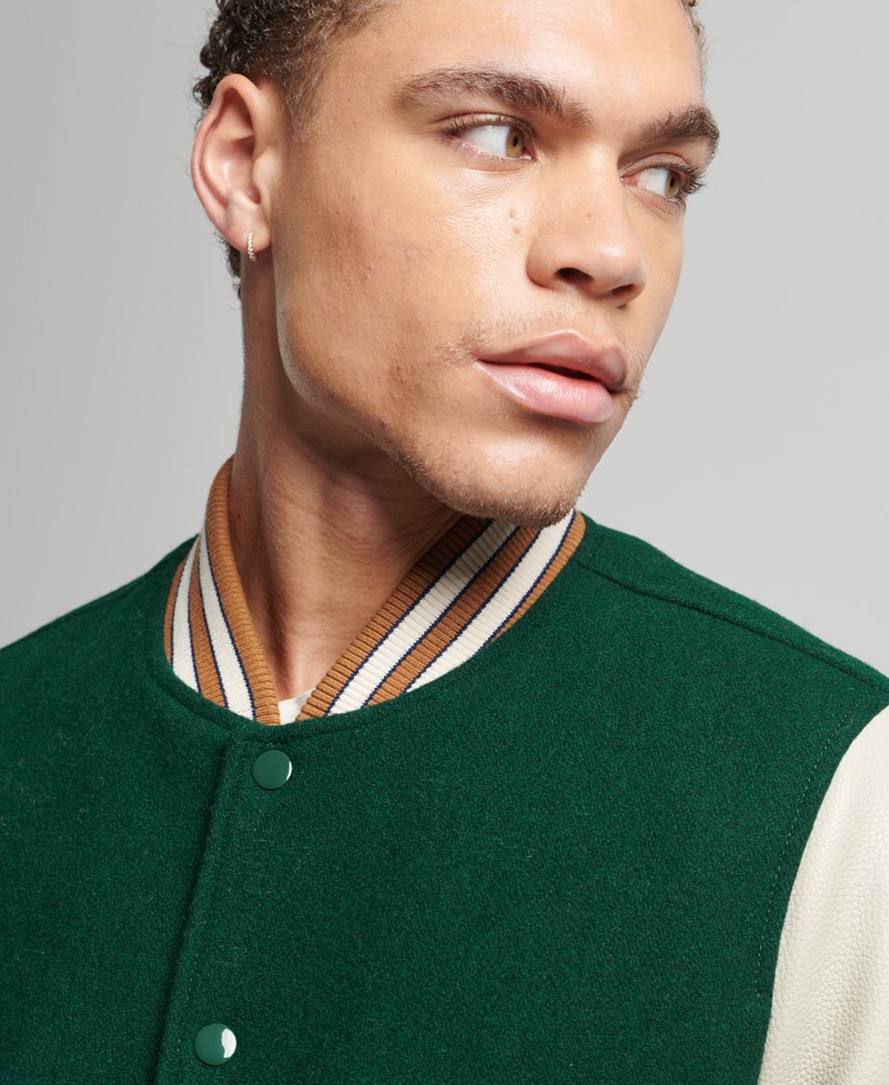 Varsity Jacket In Green