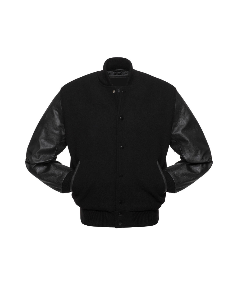 Women's Varsity Jacket Black