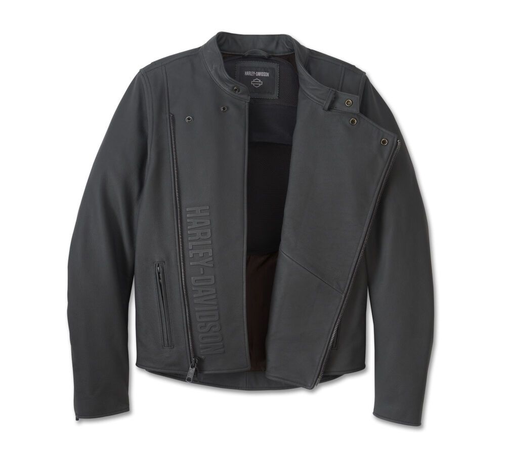 Men's Citadel Snap-tab Leather Jacket