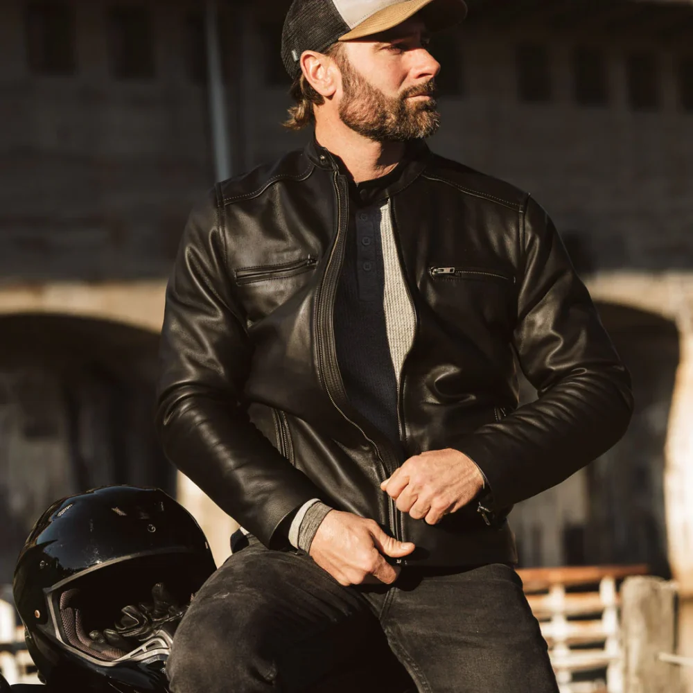 Black Motorcycle Jacket