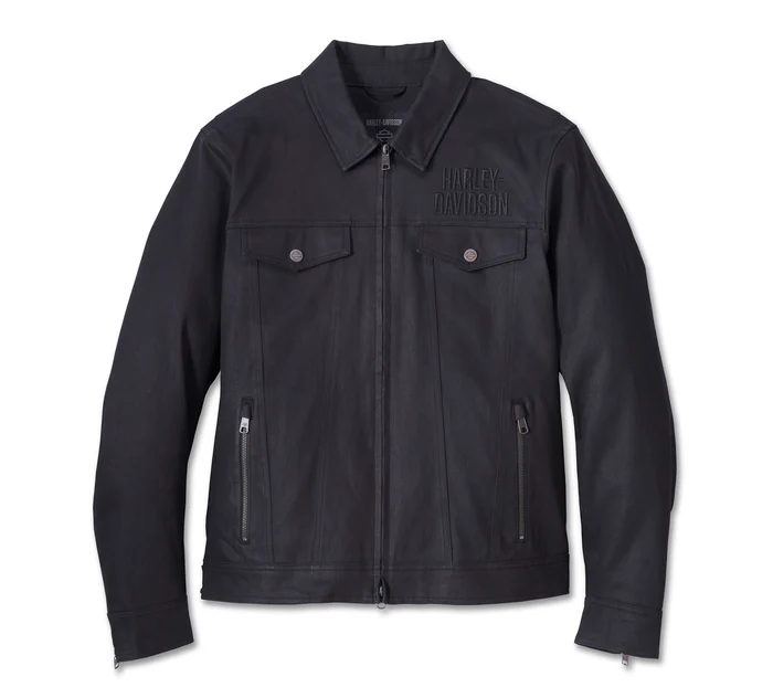 Men's H-D Flex Layering System Trucker Riding Jacket