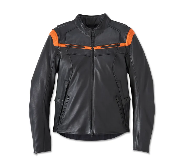 Women's Capitol Triple Vent System 2.0 Leather Riding Jacket Advanced Comfort, Stylish Protection for Every Ride The Women's Capitol Triple Vent System 2.0 Leather Riding Jacket brings together the best of both worlds: high-performance riding technology and iconic Harley-Davidson style. Designed for the modern female rider, this jacket features premium leather and the Triple Vent System 2.0, offering exceptional protection, breathability, and comfort on every ride. With a sleek, feminine silhouette, the Capitol Triple Vent System 2.0 Leather Riding Jacket is more than just a piece of riding gear. It’s engineered to provide optimal airflow, adjustable ventilation, and superior abrasion resistance, all while keeping you stylish and protected. Whether you're navigating city streets or going for a weekend ride, this jacket ensures you stay comfortable no matter the conditions. Superior Ventilation with the Triple Vent System 2.0 The Triple Vent System 2.0 provides customizable airflow for the ultimate ventilation. This feature allows you to open or close the strategically placed vents, ensuring optimal comfort in varying temperatures. Whether it’s a hot summer ride or a cooler evening, the Triple Vent System helps regulate your body temperature, so you can ride longer without feeling overheated or uncomfortable. Made with premium leather, this jacket offers a soft yet durable construction that can withstand the elements while maintaining its stylish appeal. Its classic Harley-Davidson design offers both function and fashion, making it perfect for riders who want a jacket that not only performs but also stands out. Why Choose the Women's Capitol Triple Vent System 2.0 Leather Riding Jacket? Triple Vent System 2.0 Provides adjustable airflow to keep you cool and comfortable in all riding conditions, ensuring maximum ventilation when needed. High-Quality Leather Construction Crafted from premium leather, this jacket offers durability and abrasion resistance, providing reliable protection during your rides. Feminine, Tailored Fit The jacket’s design features a feminine silhouette, offering a flattering, tailored fit without compromising on comfort or mobility. Versatile for All Seasons Perfect for year-round riding, the jacket’s ventilation system helps regulate temperature, keeping you comfortable during both warm and cooler weather. Iconic Harley-Davidson Style Features the classic Harley-Davidson design with modern updates, offering a look that’s both stylish and functional for the discerning rider. Key Features of the Women's Capitol Triple Vent System 2.0 Leather Riding Jacket Premium Leather Construction The jacket is made from high-quality leather, offering superior abrasion resistance and a soft, comfortable feel. Triple Vent System 2.0 The adjustable vents allow you to control the airflow, ensuring you stay cool during hot weather and can adjust for warmth when it cools down. Tailored Fit Designed with a feminine cut, this jacket provides a flattering fit for women, ensuring comfort and freedom of movement. Reflective Details for Visibility Features reflective accents that enhance visibility in low-light conditions, making it a safe choice for both daytime and nighttime rides. Harley-Davidson Signature Style With its iconic design and stylish finish, the jacket reflects the heritage and quality that Harley-Davidson is known for, making it an essential piece for any rider's wardrobe. Conclusion: The Perfect Blend of Style and Protection The Women's Capitol Triple Vent System 2.0 Leather Riding Jacket is the ideal choice for riders who want performance, comfort, and style. With its Triple Vent System 2.0, premium leather, and feminine tailored fit, this jacket offers superior ventilation, protection, and a flattering silhouette. Perfect for year-round riding, it ensures that you stay comfortable and stylish no matter the weather conditions. Ride in style with the Women's Capitol Triple Vent System 2.0 Leather Riding Jacket, and experience the ultimate combination of function and fashion!